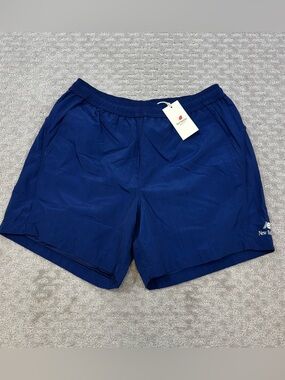 New Balance Made In The USA Woven Shorts 5 Inch Inseam Blue MS51541